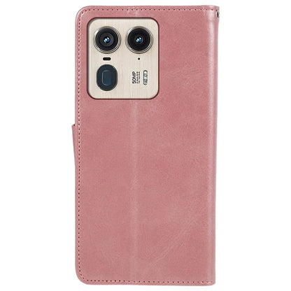 For Motorola Edge 50 Ultra 5G / Moto X50 Ultra 5G Case Calf Texture Leather Phone Cover Side Magnetic Clasp