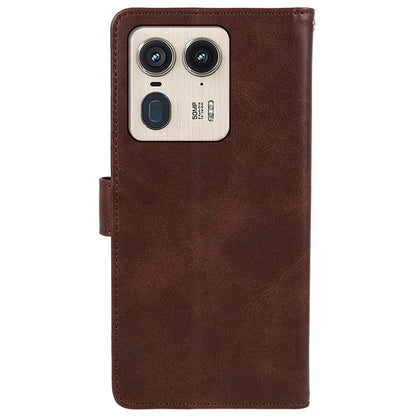 For Motorola Edge 50 Ultra 5G / Moto X50 Ultra 5G Case Calf Texture Leather Phone Cover Side Magnetic Clasp