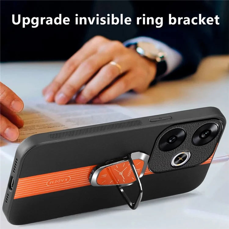 KADEM For Xiaomi Redmi 13 4G / Poco M6 4G Case with Kickstand Hybrid Phone Cover Fits Magnetic Car Mount