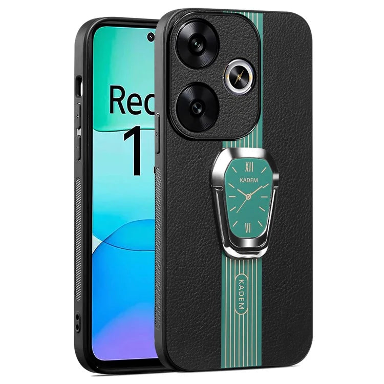KADEM For Xiaomi Redmi 13 4G / Poco M6 4G Case with Kickstand Hybrid Phone Cover Fits Magnetic Car Mount