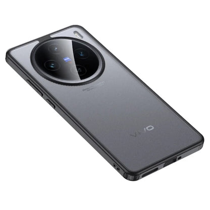 For vivo X100s 5G Case Hard PC Soft TPU Dual-Layer Phone Cover