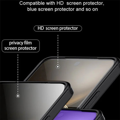 For vivo X100s 5G Case Hard PC Soft TPU Dual-Layer Phone Cover