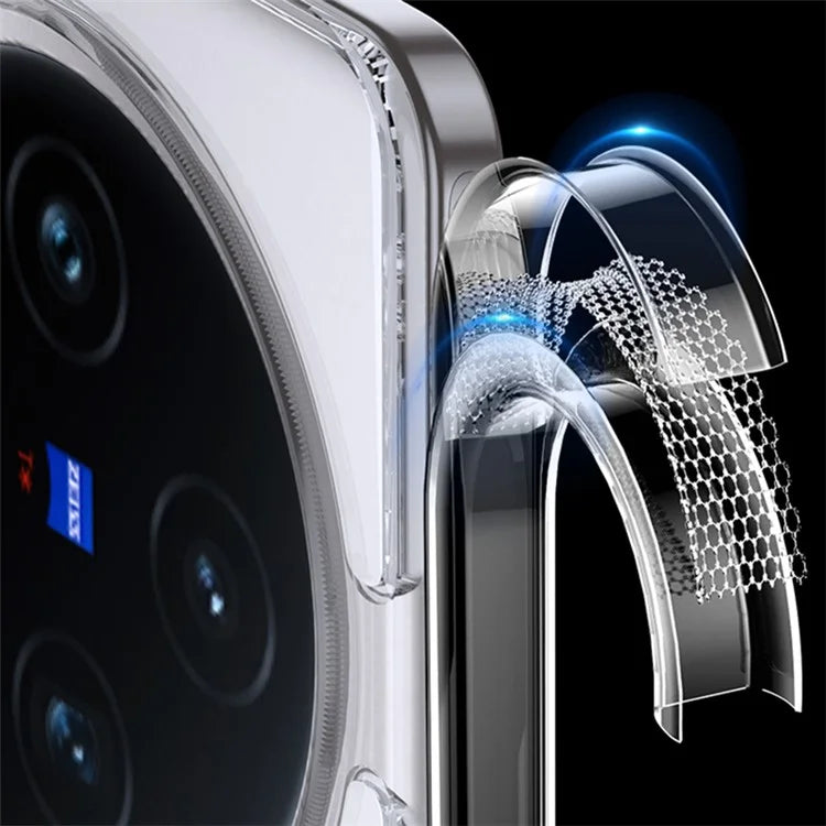 For vivo X100s 5G Case Hard PC Soft TPU Dual-Layer Phone Cover