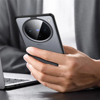For vivo X100s 5G Case Hard PC Soft TPU Dual-Layer Phone Cover