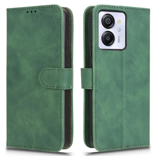 For Blackview Color 8 Case Scratch-Proof PU Leather Flip Phone Cover