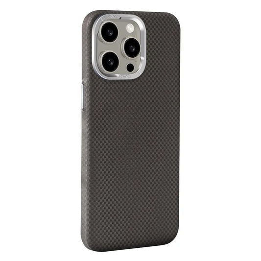 X-LEVEL For iPhone 14 Pro Phone Cases Magnetic Carbon Fiber+Metal Phone Cover Compatible with MagSafe