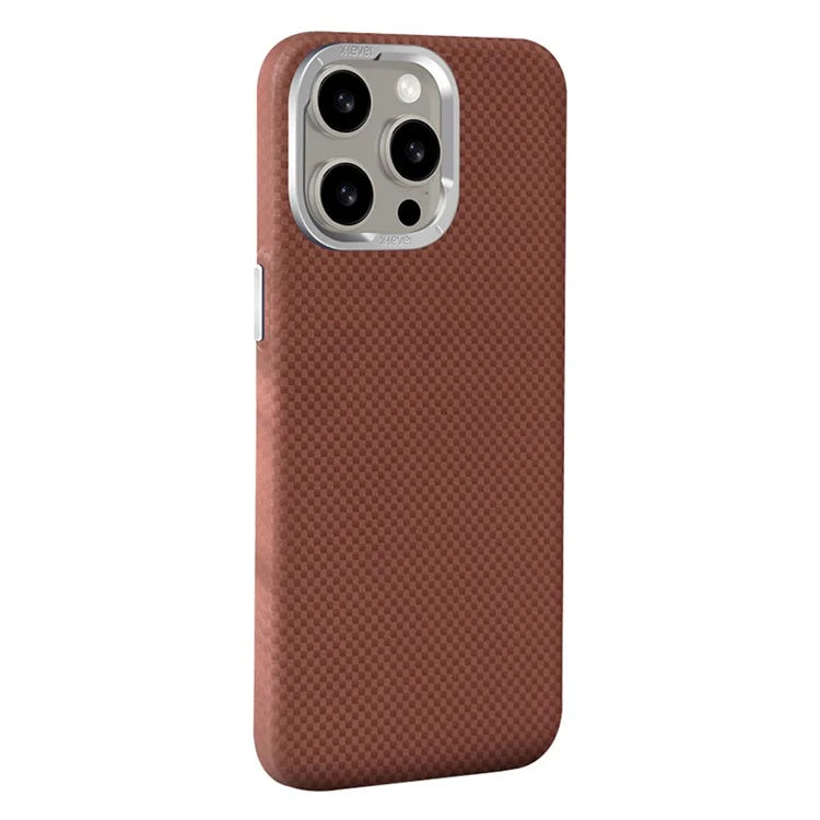 X-LEVEL For iPhone 14 Pro Phone Cases Magnetic Carbon Fiber+Metal Phone Cover Compatible with MagSafe