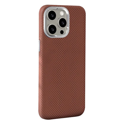 X-LEVEL For iPhone 14 Pro Phone Cases Magnetic Carbon Fiber+Metal Phone Cover Compatible with MagSafe