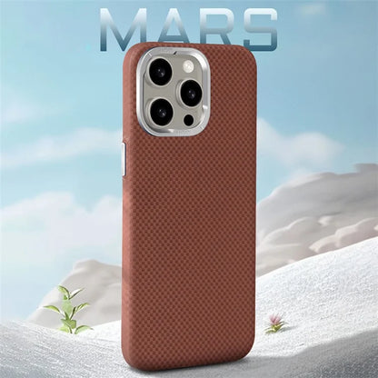 X-LEVEL For iPhone 14 Pro Phone Cases Magnetic Carbon Fiber+Metal Phone Cover Compatible with MagSafe