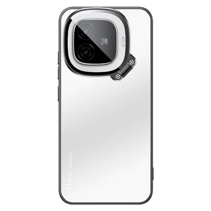 For vivo iQOO Z9 Turbo 5G Slim-Fit TPU+PC+Metal Cases Hidden Kickstand Phone Cover Works for Magnetic Car Mount