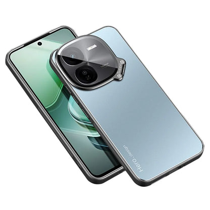 For vivo iQOO Z9x 5G Case Lens Film Hidden Kickstand Phone Cover Works with Magnetic Car Mount