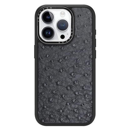 JAUCASE For iPhone 15 Pro Case Snake Texture Leather+TPU+PC Phone Cover Compatible with MagSafe