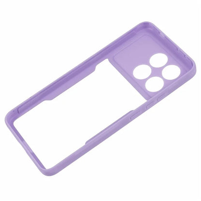 For Xiaomi Poco X6 Pro 5G / Redmi K70 5G / K70E 5G Case Acrylic+TPU Clear Phone Cover with PET Screen Film