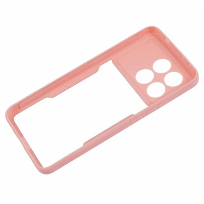 For Xiaomi Poco X6 Pro 5G / Redmi K70 5G / K70E 5G Case Acrylic+TPU Clear Phone Cover with PET Screen Film