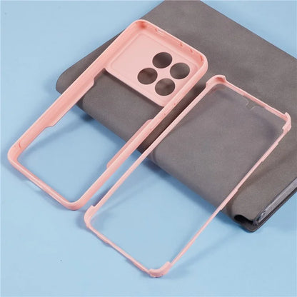 For Xiaomi Poco X6 Pro 5G / Redmi K70 5G / K70E 5G Case Acrylic+TPU Clear Phone Cover with PET Screen Film