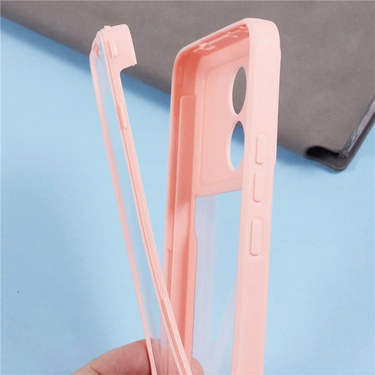 For Xiaomi Poco X6 Pro 5G / Redmi K70 5G / K70E 5G Case Acrylic+TPU Clear Phone Cover with PET Screen Film