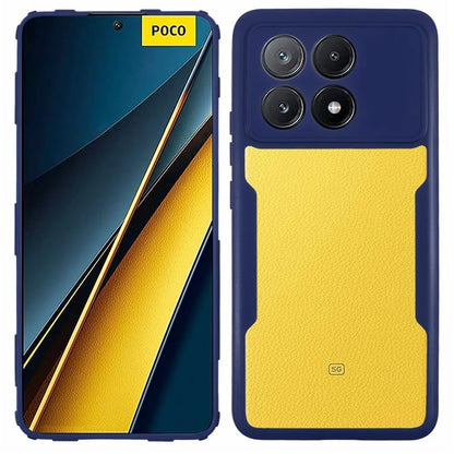 For Xiaomi Poco X6 Pro 5G / Redmi K70 5G / K70E 5G Case Acrylic+TPU Clear Phone Cover with PET Screen Film