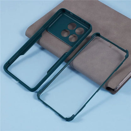 For Xiaomi Poco X6 Pro 5G / Redmi K70 5G / K70E 5G Case Acrylic+TPU Clear Phone Cover with PET Screen Film