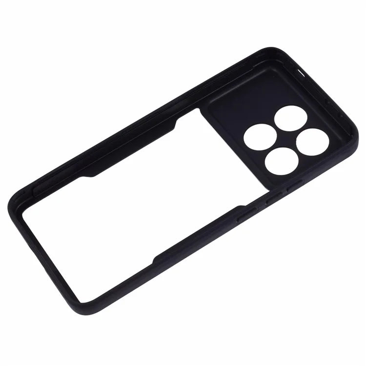 For Xiaomi Poco X6 Pro 5G / Redmi K70 5G / K70E 5G Case Acrylic+TPU Clear Phone Cover with PET Screen Film