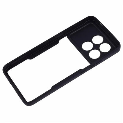 For Xiaomi Poco X6 Pro 5G / Redmi K70 5G / K70E 5G Case Acrylic+TPU Clear Phone Cover with PET Screen Film
