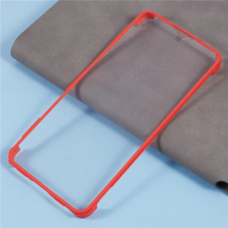 For Xiaomi Poco X6 Pro 5G / Redmi K70 5G / K70E 5G Case Acrylic+TPU Clear Phone Cover with PET Screen Film