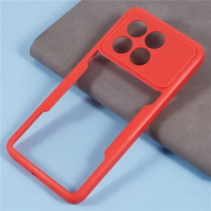 For Xiaomi Poco X6 Pro 5G / Redmi K70 5G / K70E 5G Case Acrylic+TPU Clear Phone Cover with PET Screen Film