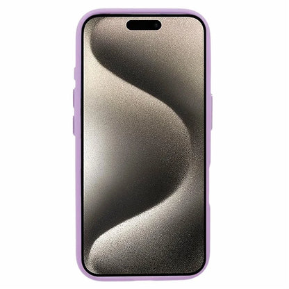 For iPhone 16 Cell Phone Cases Drop-Proof Clear Back PC+TPU Cover