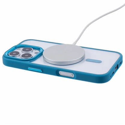 For iPhone 16 Pro Compatible with MagSafe Phone Case Clear PC+TPU Back Cover