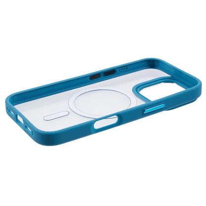 For iPhone 16 Pro Compatible with MagSafe Phone Case Clear PC+TPU Back Cover