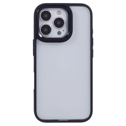 For iPhone 16 Pro Cell Phone Cases Shockproof Clear PC+TPU Back Cover