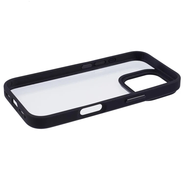 For iPhone 16 Pro Cell Phone Cases Shockproof Clear PC+TPU Back Cover
