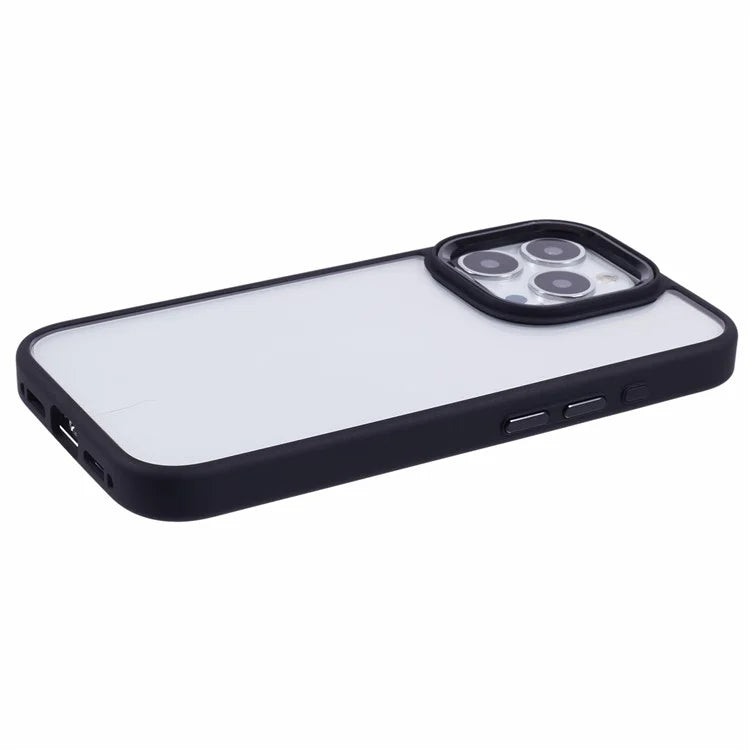 For iPhone 16 Pro Cell Phone Cases Shockproof Clear PC+TPU Back Cover