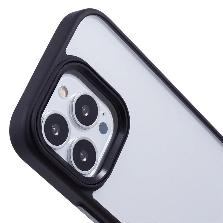 For iPhone 16 Pro Cell Phone Cases Shockproof Clear PC+TPU Back Cover