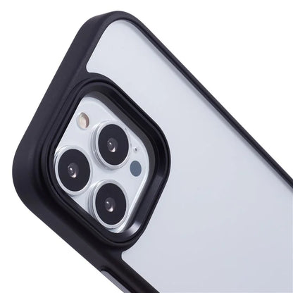 For iPhone 16 Pro Cell Phone Cases Shockproof Clear PC+TPU Back Cover