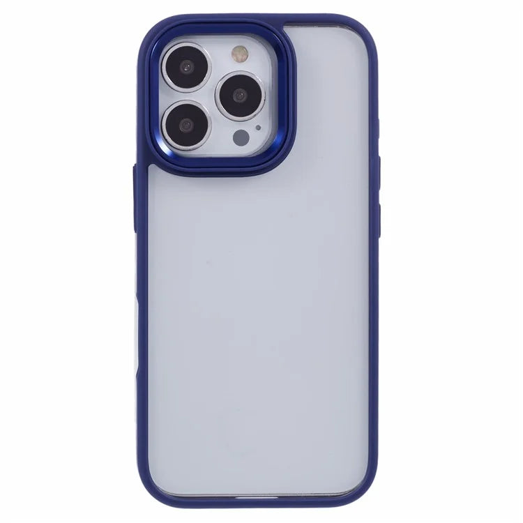For iPhone 16 Pro Cell Phone Cases Shockproof Clear PC+TPU Back Cover