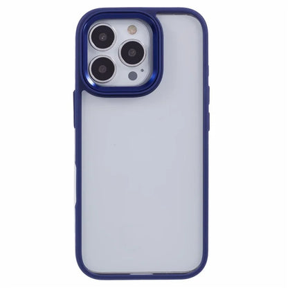 For iPhone 16 Pro Cell Phone Cases Shockproof Clear PC+TPU Back Cover