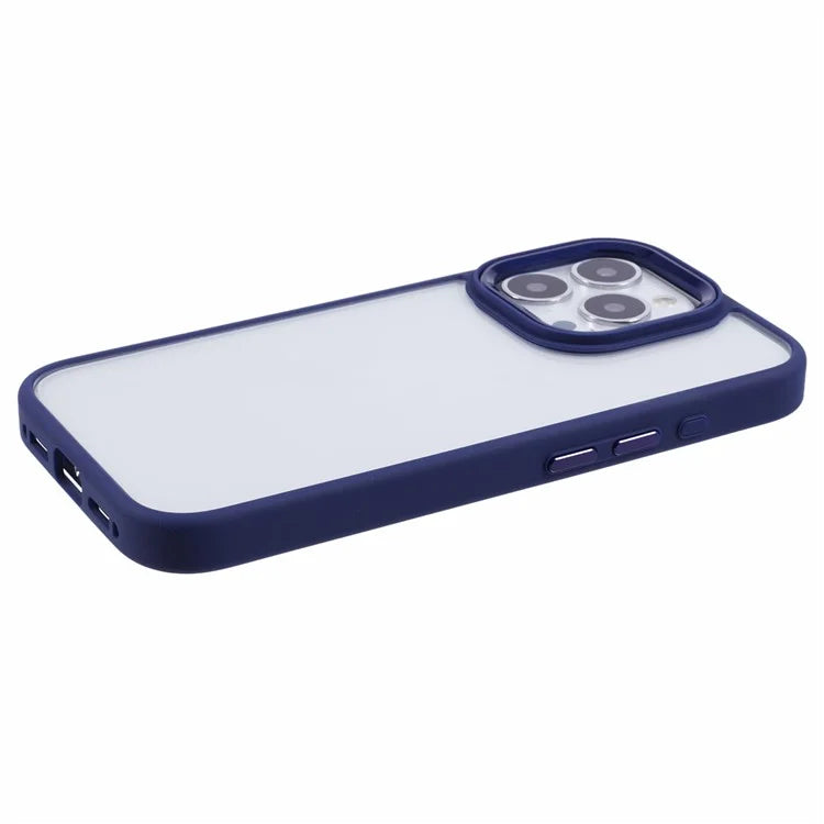 For iPhone 16 Pro Cell Phone Cases Shockproof Clear PC+TPU Back Cover