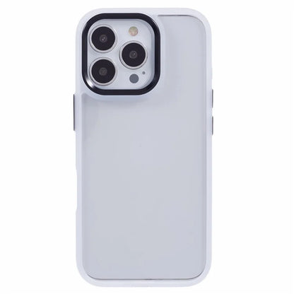 For iPhone 16 Pro Cell Phone Cases Shockproof Clear PC+TPU Back Cover