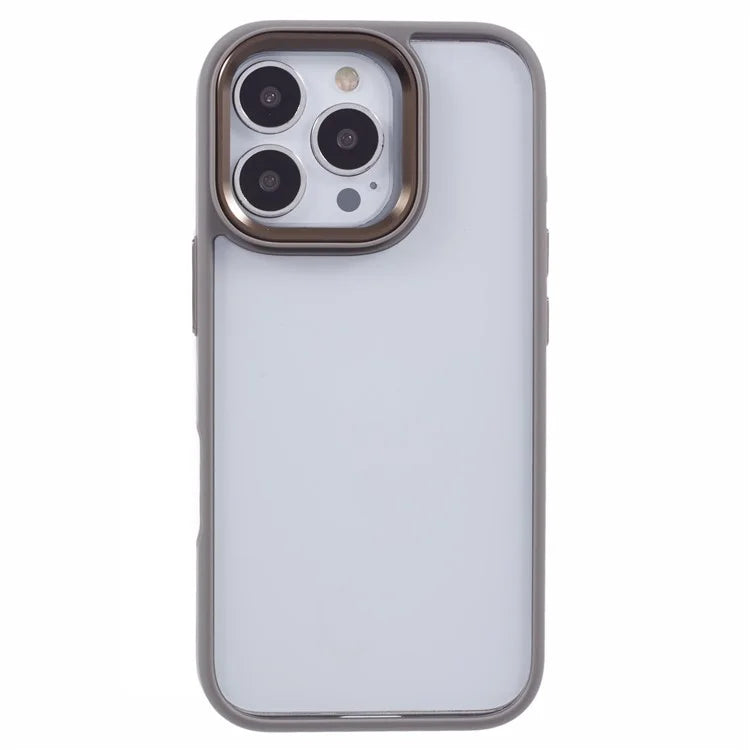 For iPhone 16 Pro Cell Phone Cases Shockproof Clear PC+TPU Back Cover