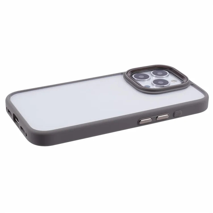 For iPhone 16 Pro Cell Phone Cases Shockproof Clear PC+TPU Back Cover