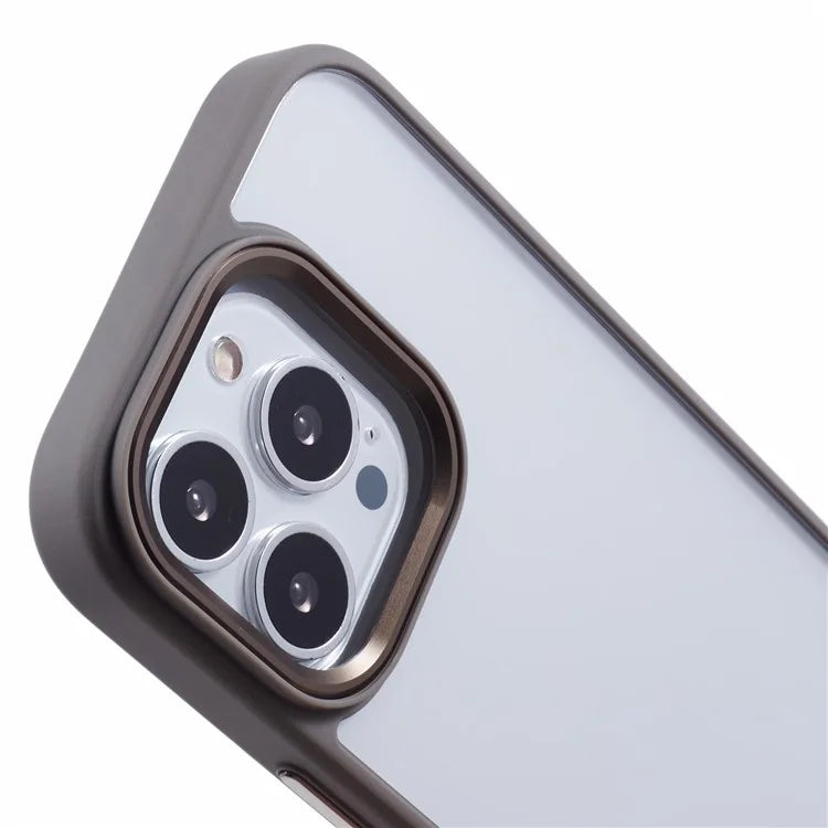 For iPhone 16 Pro Cell Phone Cases Shockproof Clear PC+TPU Back Cover