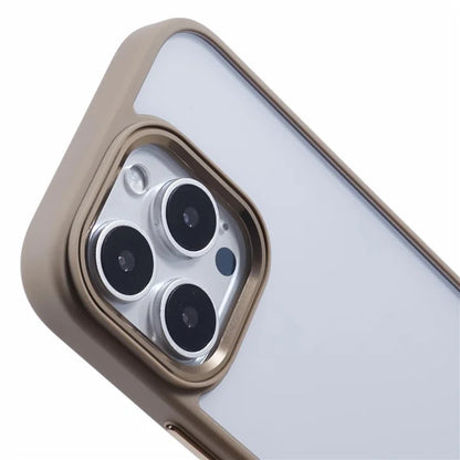 For iPhone 16 Pro Cell Phone Cases Shockproof Clear PC+TPU Back Cover