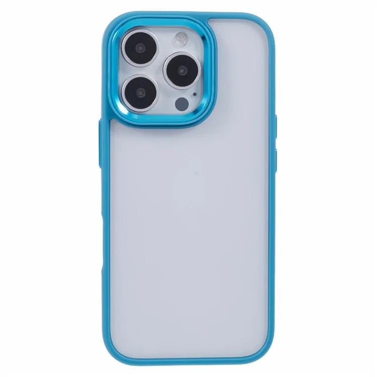 For iPhone 16 Pro Cell Phone Cases Shockproof Clear PC+TPU Back Cover