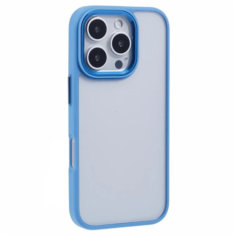 For iPhone 16 Pro Cell Phone Cases Shockproof Clear PC+TPU Back Cover