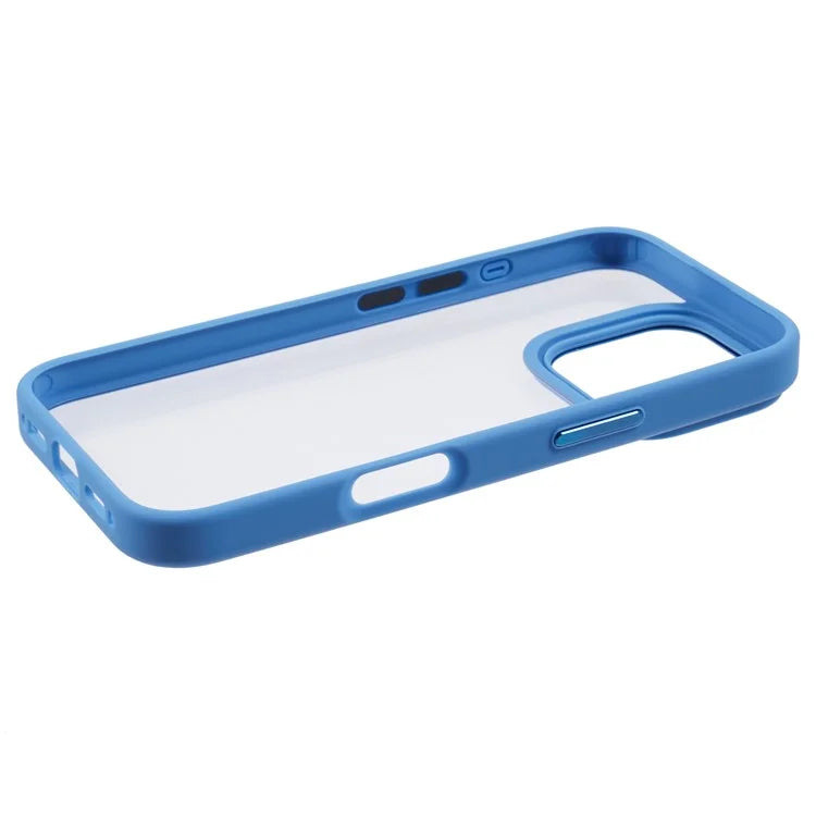 For iPhone 16 Pro Cell Phone Cases Shockproof Clear PC+TPU Back Cover
