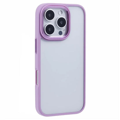 For iPhone 16 Pro Cell Phone Cases Shockproof Clear PC+TPU Back Cover