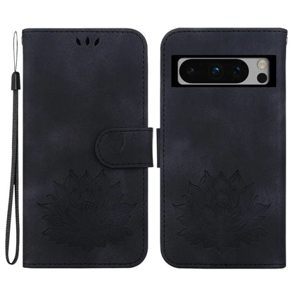 For Google Pixel 8 Pro Case Lotus Pattern PU Leather Phone Cover with Wallet Stand