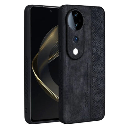 AZNS For vivo S19 Pro 5G Case Leather+TPU Phone Cover Imprinted Pattern