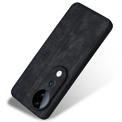 AZNS For vivo S19 Pro 5G Case Leather+TPU Phone Cover Imprinted Pattern