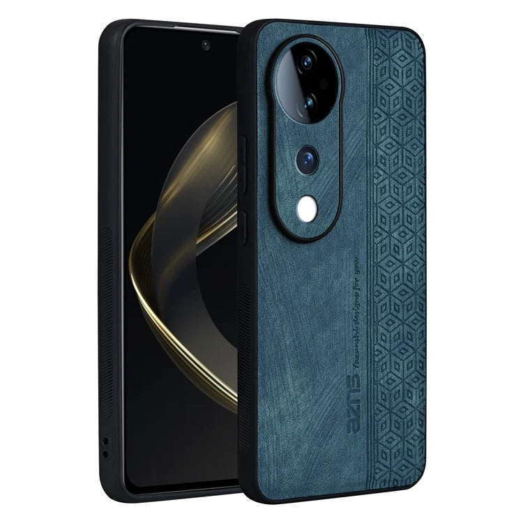 AZNS For vivo S19 Pro 5G Case Leather+TPU Phone Cover Imprinted Pattern